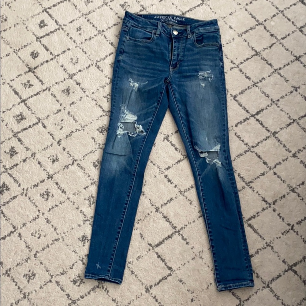 American eagle jeans high rise jegging size 4